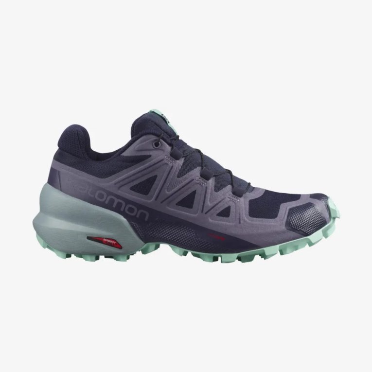 Navy / Purple Salomon Speedcross 5 Women\'s Trail Running Shoes | IE FO7923